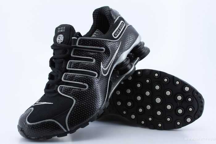 argente et noir Nike Shox NZ (2)